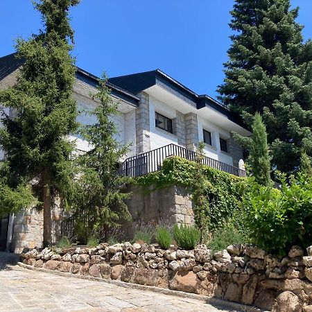 Los Cedros, Gran Chalet Con Piscina Y Apartamento En Navacerrada Villa Dış mekan fotoğraf