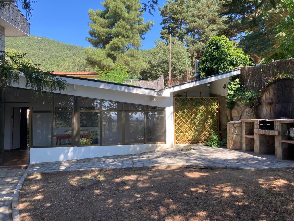 Los Cedros, Gran Chalet Con Piscina Y Apartamento En Navacerrada Villa Dış mekan fotoğraf