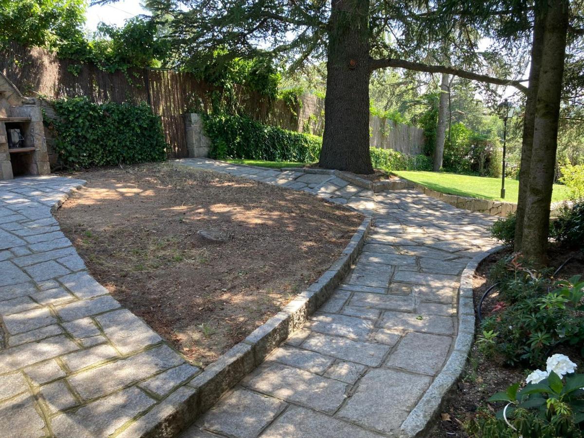 Los Cedros, Gran Chalet Con Piscina Y Apartamento En Navacerrada Villa Dış mekan fotoğraf