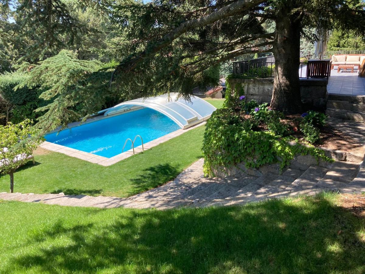 Los Cedros, Gran Chalet Con Piscina Y Apartamento En Navacerrada Villa Dış mekan fotoğraf